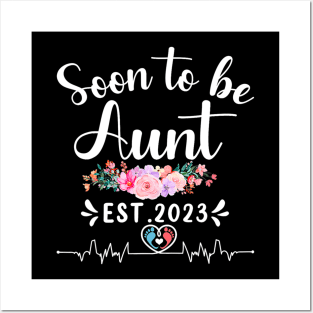 Floral Mom Pregnancy Announcement Posters and Art